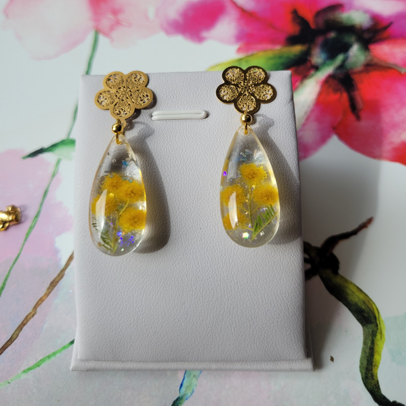 Boucles d'oreilles Les 4 saisons