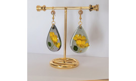 Boucles d'oreilles  Boutons d'or