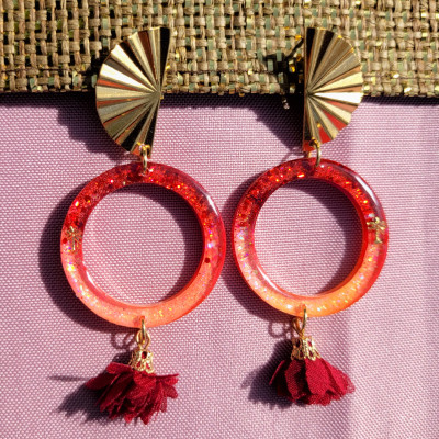 Boucles d'oreilles   Sunshine