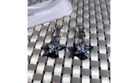 Boucle d'oreilles Jive black