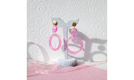 Boucles d'oreilles  Pink