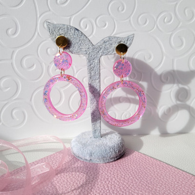 Boucles d'oreilles  Pink