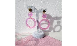 Boucles d'oreilles  Pink