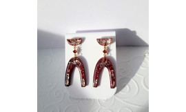 Boucles d'oreilles   Rougina