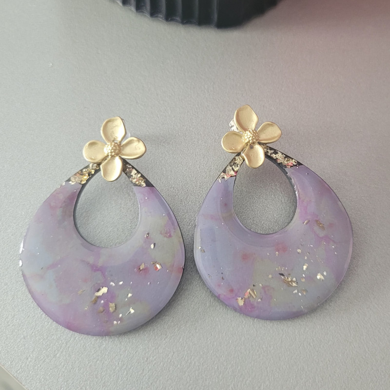 Boucles d'oreilles Fleurette