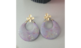 Boucles d'oreilles Fleurette